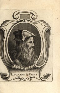 Portret van Leonardo da Vinci