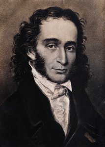 Portret van Niccolo Paganini door Unbekannter Künstler