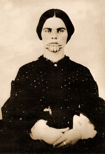 Portret van Olive Oatman, ca. 1857