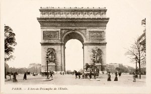 Ansichtkaart/Arc de Triomphe de l