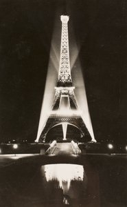 Ansichtkaart/Eiffeltoren/Parijs/Seine/Ile de France/Frankrijk