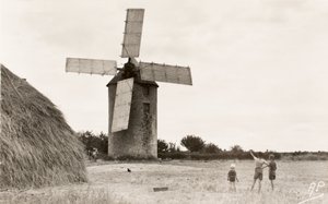 Molen van Kervoyal, Finistère, Bretagne, Frankrijk