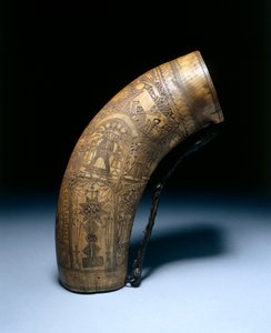Kruitfles, eind 1700-begin 1800