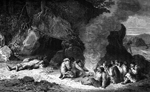 Prehistorie: begrafenisbanket