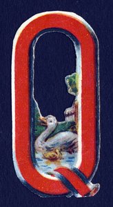 Q als Quack (uit Beetle decoupis)