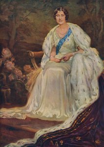 Koningin Elizabeth, gemalin van George VI door Unbekannter Künstler
