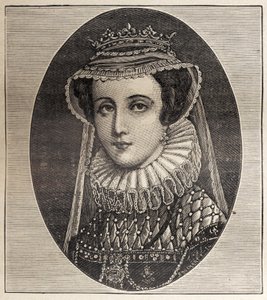 Koningin Mary Stewart (gravure) door Unbekannter Künstler