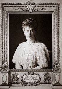 Koningin Mary, gemalin van Koning George V in 1910