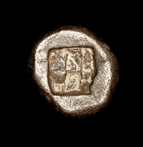 Zeldzame oude munt, zilveren drachme, Athena, 450 v.Chr.