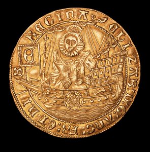 Zeldzame munt, Engeland gouden Royal Queen Elizabeth I door Unbekannter Künstler