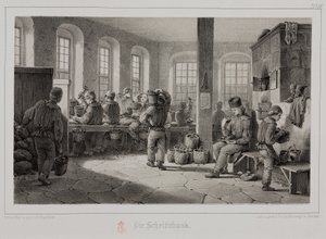Grondstoffenverwerking, metallurgie verwerking van metaalerts, Duitsland, ca. 1851 door Unbekannt