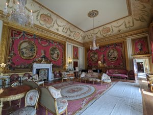 Rode Wandtapijt Tekenzaal, Nottinghamshire, Engeland door Unbekannter Künstler