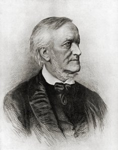 Richard Wagner - profiel door Unbekannt