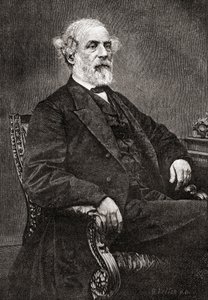 Robert Edward Lee, uit The Century Magazine, gepubliceerd 1887 (gravure) door Unbekannt