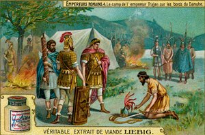 Romeinse keizers - Liebig Vleesextract verzamelkaart