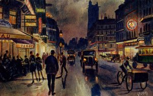 Rue de Rivoli, Parijs, ca. 1933 (ansichtkaart) door Unbekannter Künstler