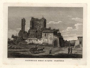 Ruïnes van het Aqua Claudia aquaduct, Castelo dell