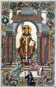 Sint Dunstan (illustratie) door Unbekannter Künstler