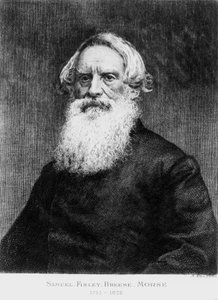 Samuel F B Morse, Amerikaanse kunstenaar en uitvinder van de Morsecode, ca. 1870