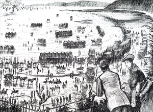 Strand van Scarborough door Unbekannter Künstler