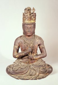 Zittende figuur van Dainichi Nyorai door Unbekannt