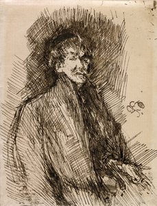 Zelfportret van Whistler door Unbekannter Künstler