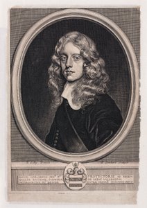 Sir Samuel Morland, Engelse diplomaat, wiskundige en uitvinder, ca. 1660 door Unbekannt