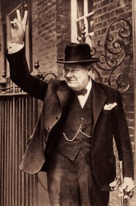 Sir Winston Churchill door Unbekannter Künstler