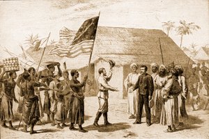 Stanley vindt Livingstone in Zanzibar
