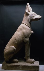 Standbeeld van een Hond, Mesopotamië
