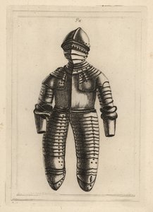 Harnas van een ruiter uit de tijd van Koning Hendrik VIII of Elizabeth I, uit de Tower of London door Unbekannt