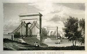 Hangbrug, Hammersmith door Unbekannt