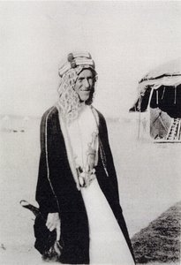 T. E. Lawrence in Arabische kleding