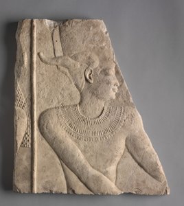 Tempelreliëf van een godheid, 360-246 v.Chr.