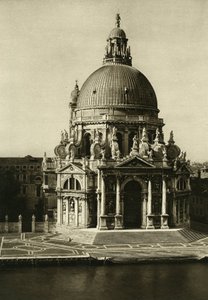 De Basiliek van Santa Maria della Salute aan het einde van het Canal Grande. Venetië Fotografie door Wilhelm Bode