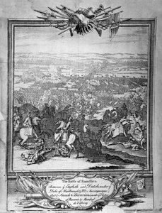 De Slag bij Ramillies, ca. 1780 door Unbekannt