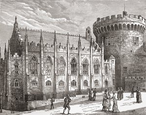 The Chapel Royal, Dublin Castle, Ierland in de late 19e eeuw, uit Our Own Country gepubliceerd 1898