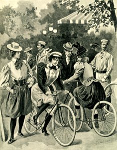 De Mode voor Fietsen in het Bois de Boulogne