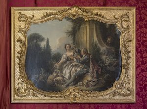 De Galante Herder of de Krans door Unbekannt