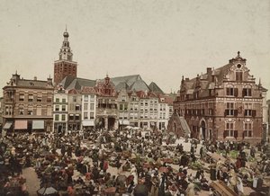 De Grote Markt, Nijmegen, ca. 1900