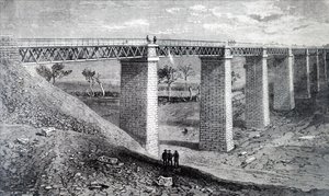 Het Moorabool viaduct