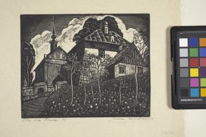 Het oude huis door Unbekannter Künstler