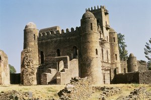 Het Paleis van Keizer Fasilidas in de Koninklijke Omheining door Unbekannt
