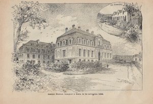 Het Pasteur Instituut in Parijs door Unbekannter Künstler