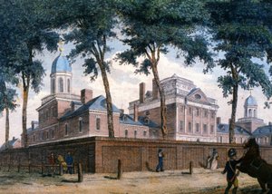 Het Pennsylvania Hospital in Philadelphia door Unbekannter Künstler