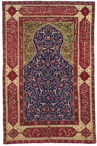 Het Perez "Topkapi" gebedskleed, Isfahan, Centraal-Perzië, 16e of 17e eeuw door Unbekannt