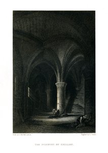 De gevangene van Chillon door Unbekannter Künstler