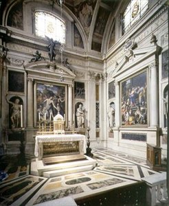 De Salviati Kapel (Capella Salviati) uitzicht op het altaar door Benjamin Baud