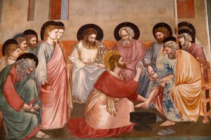 De Scrovegni-kapel. Fresco door Giotto door Unbekannt