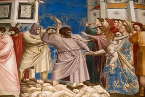 De Scrovegni-kapel. Fresco door Giotto